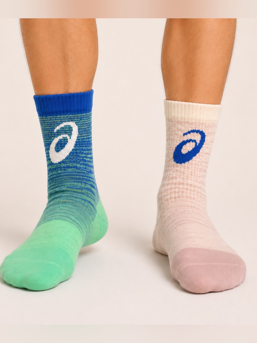 Asics Unisex Running Fade Crew Socks 2-pack